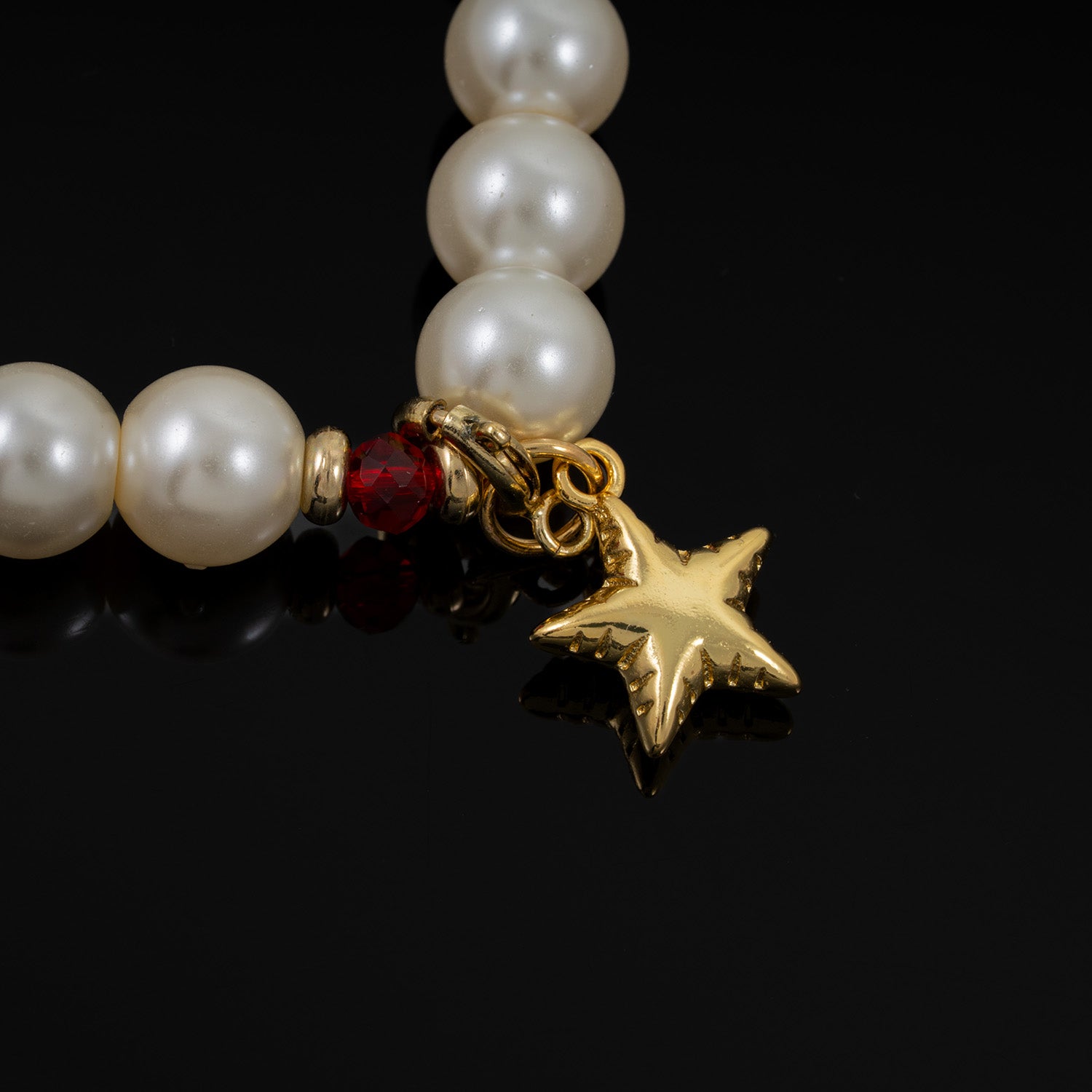 Rouge Charm Bracelet (Black Spade, Star, Good Luck)