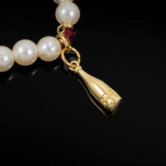 Rouge Charm Bracelet (Red Diamond, Bottle, Small Clear Martini)