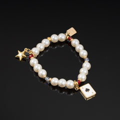 Rouge Charm Bracelet (Black Spade, Star, Good Luck)