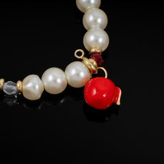 Rouge Charm Bracelet (Apple, Sparkly Spade, Plate)