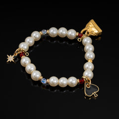 Rouge Charm Bracelet (Black Spade, Big Purse, Spark)