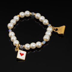 Roulette Charm Bracelet (Big Purse, Red Heart)