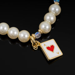 Roulette Charm Bracelet (Big Purse, Red Heart)