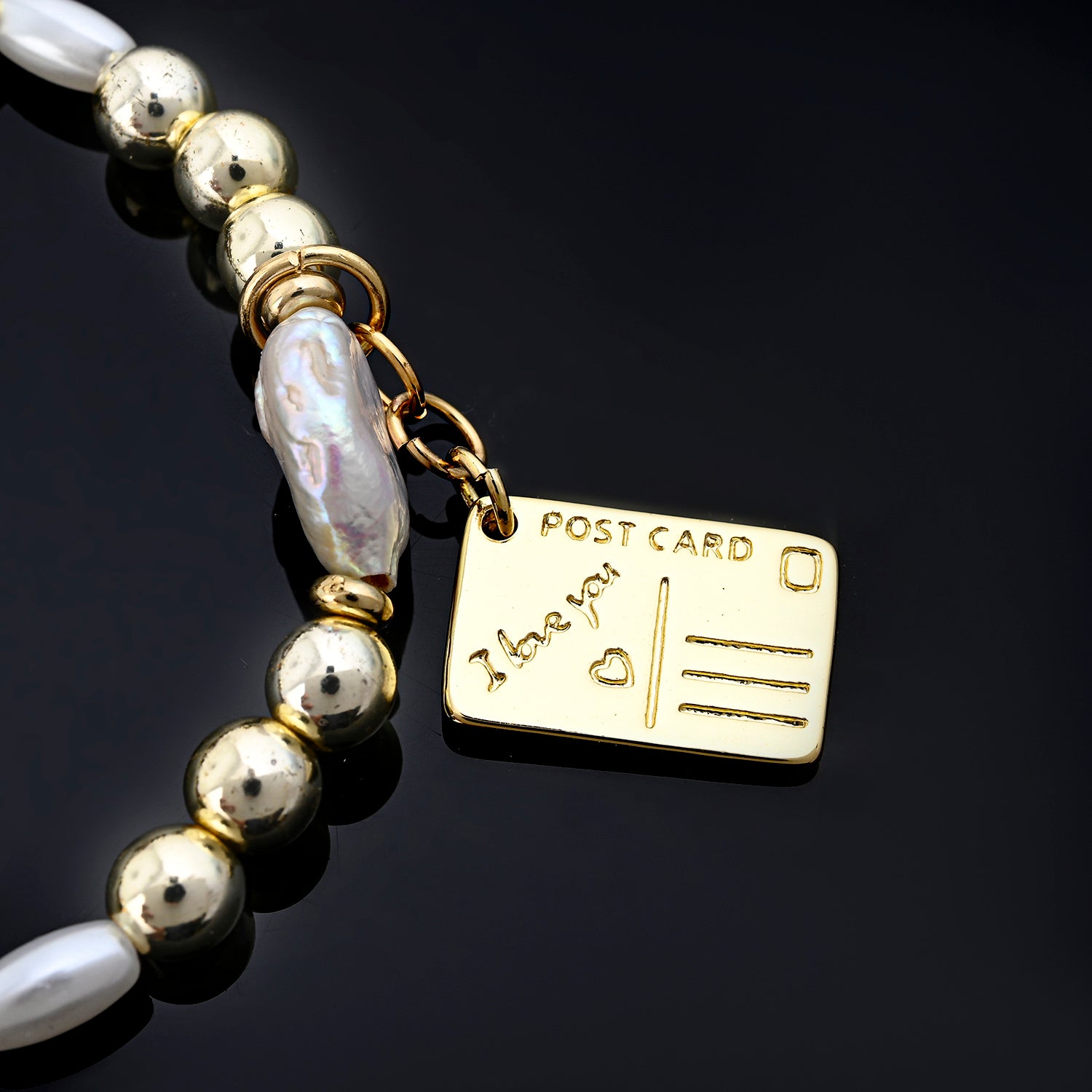 Isola Charm Bracelet (Turtle, Compass, Postcard)