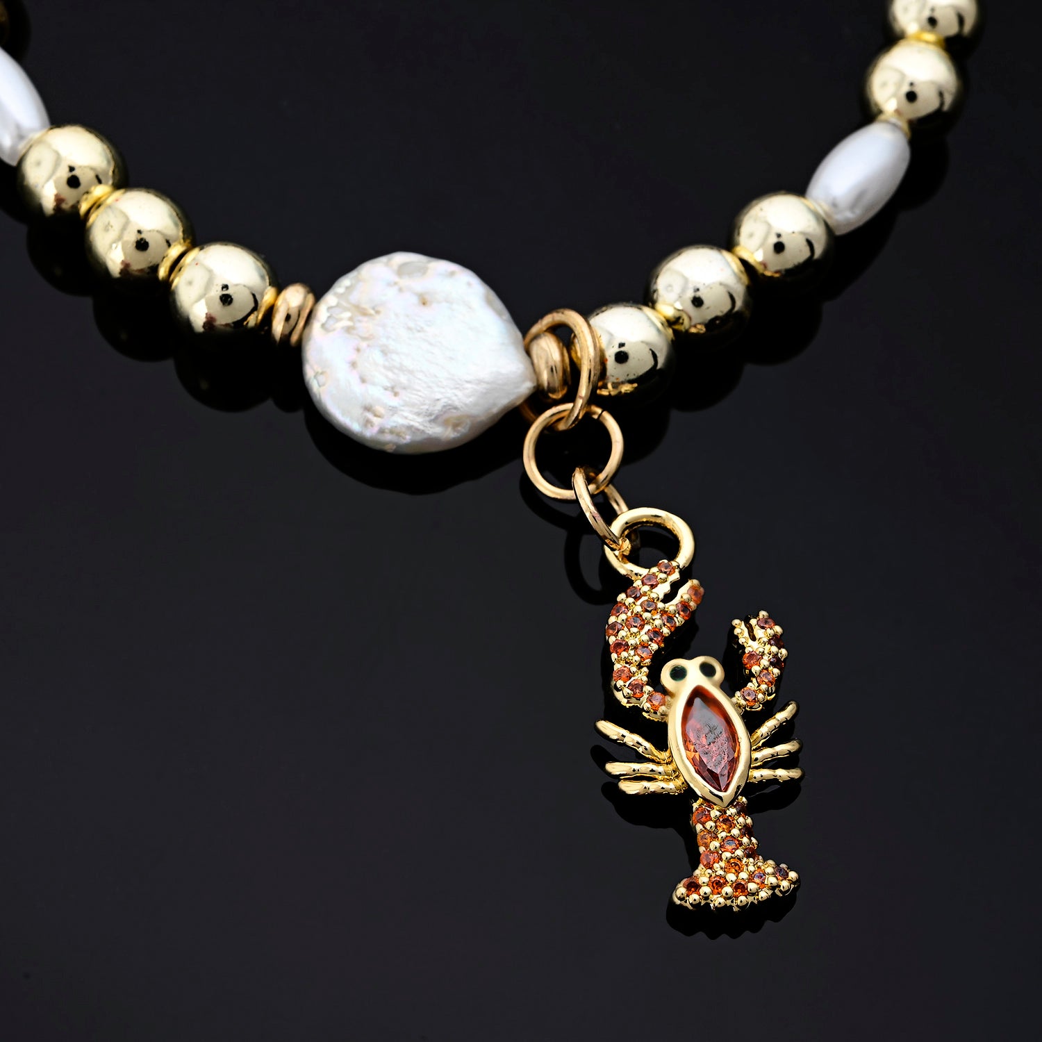 Isola Charm Bracelet (Lobster, Fish, Spotted Blue Starfish)