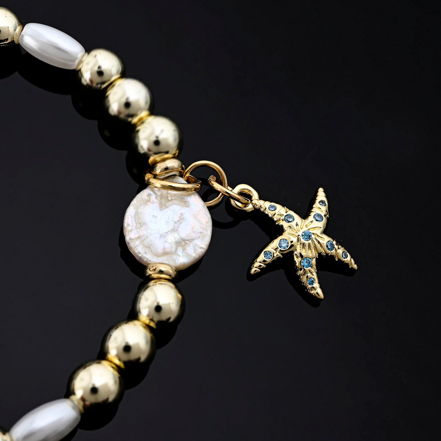 Isola Charm Bracelet (Lobster, Fish, Spotted Blue Starfish)