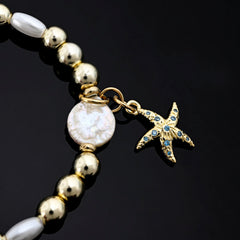 Isola Charm Bracelet (Lobster, Fish, Spotted Blue Starfish)