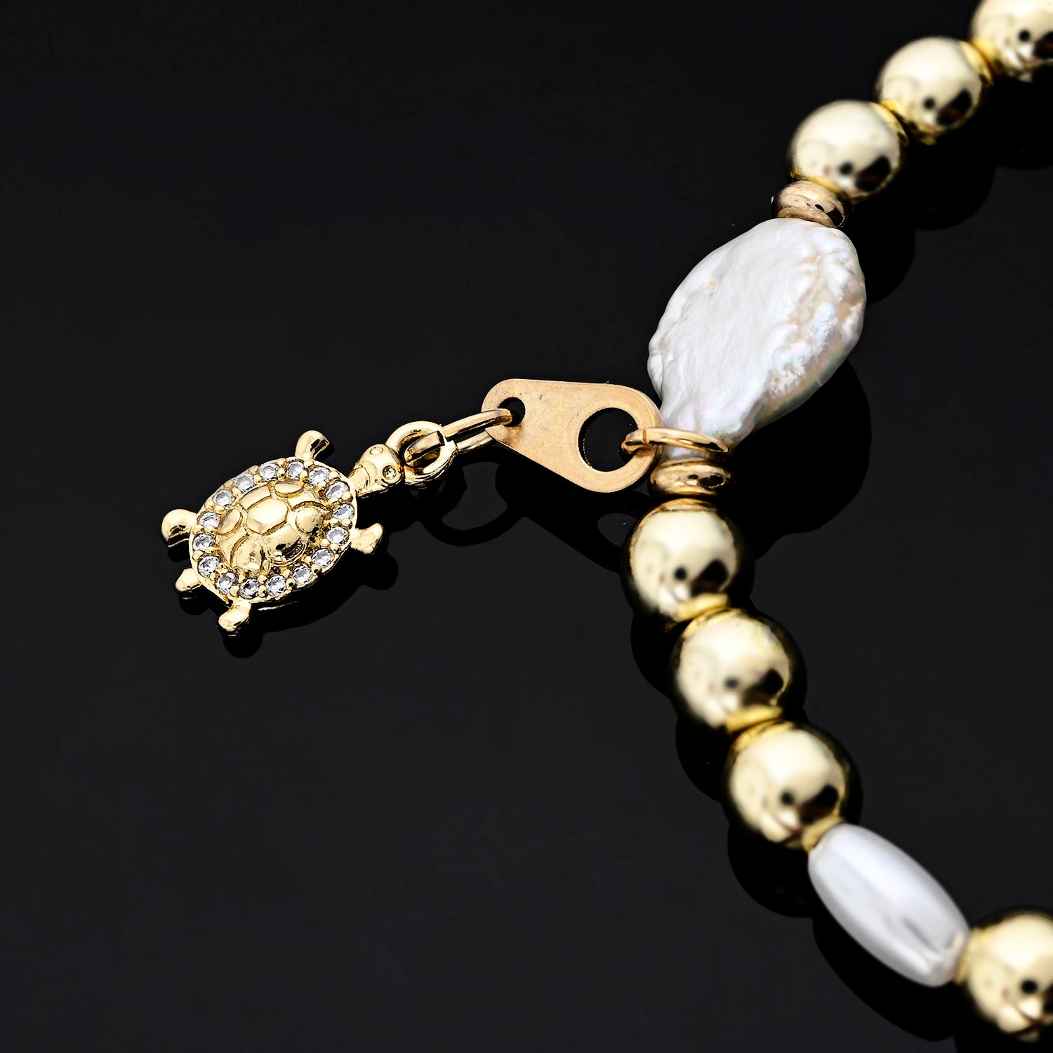 Isola Charm Bracelet (Turtle, Seashell, Blue Starfish)