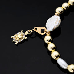 Isola Charm Bracelet (Turtle, Seashell, Blue Starfish)