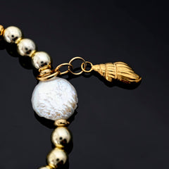 Isola Charm Bracelet (Compass, Seashell, Blue Starfish)