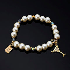 Roulette Charm Bracelet (Good Luck, Big Martini)